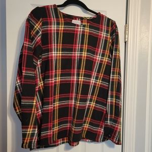Plaid Blouse